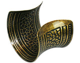 Bronze Tribal Belly Dance Cuff Bracelet