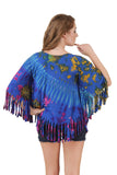 Women's Yoga Poncho Tie Dye Top / Cover Up