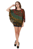 Women's Yoga Poncho Tie Dye Top / Cover Up