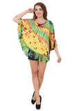 Women's Yoga Poncho Tie Dye Top / Cover Up