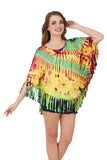 Women's Yoga Poncho Tie Dye Top / Cover Up