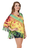 Women's Yoga Poncho Tie Dye Top / Cover Up