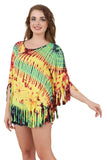 Women's Yoga Poncho Tie Dye Top / Cover Up