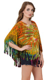 Women's Yoga Poncho Tie Dye Top / Cover Up