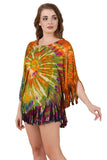 Women's Yoga Poncho Tie Dye Top / Cover Up