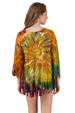 Women's Yoga Poncho Tie Dye Top / Cover Up