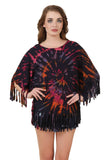 Women's Yoga Poncho Tie Dye Top / Cover Up