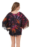 Women's Yoga Poncho Tie Dye Top / Cover Up