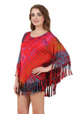 Women's Yoga Poncho Tie Dye Top / Cover Up