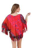 Women's Yoga Poncho Tie Dye Top / Cover Up