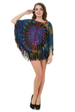 Women's Yoga Poncho Tie Dye Top / Cover Up