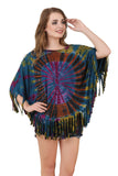 Women's Yoga Poncho Tie Dye Top / Cover Up