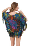 Women's Yoga Poncho Tie Dye Top / Cover Up