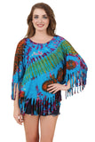 Women's Yoga Poncho Tie Dye Top / Cover Up