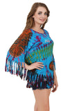 Women's Yoga Poncho Tie Dye Top / Cover Up