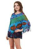 Women's Yoga Poncho Tie Dye Top / Cover Up