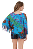 Women's Yoga Poncho Tie Dye Top / Cover Up