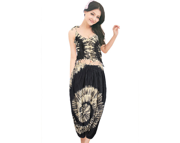 Women's Tie Dye Shirts and Harem Pant Sets