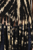 Women's Custom Tie Dye, Fringe Dress, Round neck