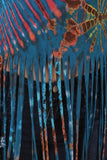 Women's Custom Tie Dye, Fringe Dress, Round neck