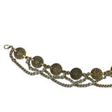 Belly Dance Bohemian Gypsy Hippie Anklet Foot Wrist Jewelry Dangling Coin