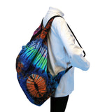Convertible Tie Dye Messenger Shoulder Purse Backpack