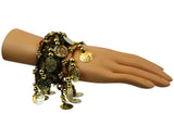 Tribal Belly Dance Coin Arm Hand Cuff Bracelets