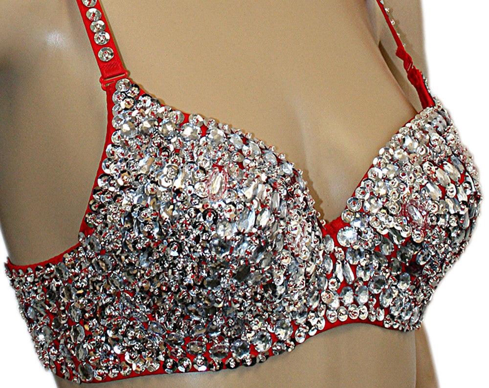 Hip Shaker Sexy Sequin Belly Dance Bra Jon's Imports Inc Hip Shaker Sexy Sequin Belly Dance Bra Jon's Imports Inc