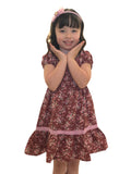Little Gugu Kids Girls - Brown Dress