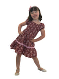 Little Gugu Kids Girls - Brown Dress