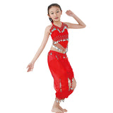 Copy of Kids Professional Belly Dance Genie Costume Set with Silver Coins