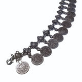 Belly Dance Bohemian Gypsy Hippie Waist Chain Tassel Dangling Coin Adjustable