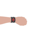 Punk fashion Leather Cuff-Bracelet with Victorian Cross design Design