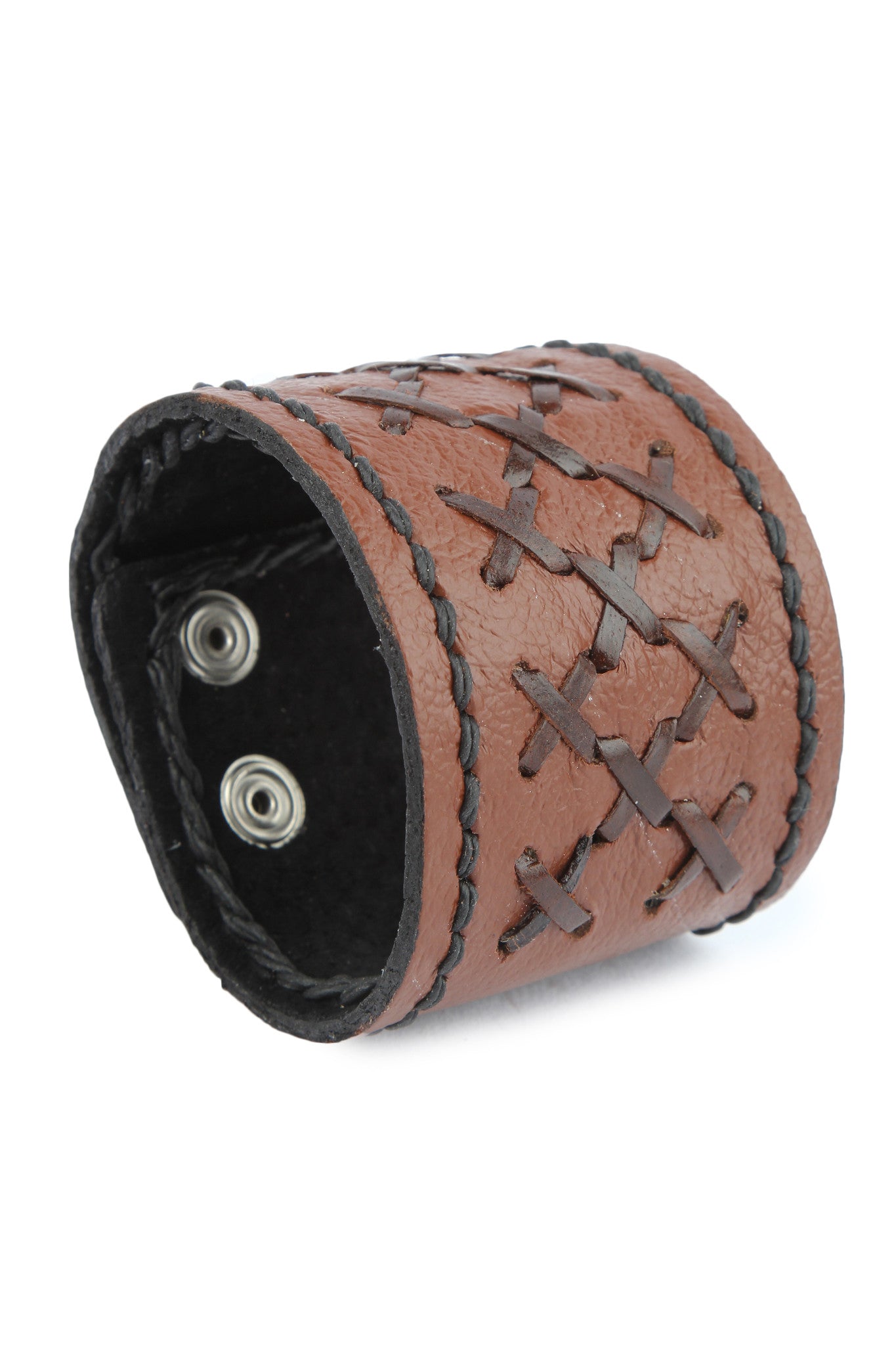 Retro Rock style Geniunje Leather Cuff-Bracelet – Jon's